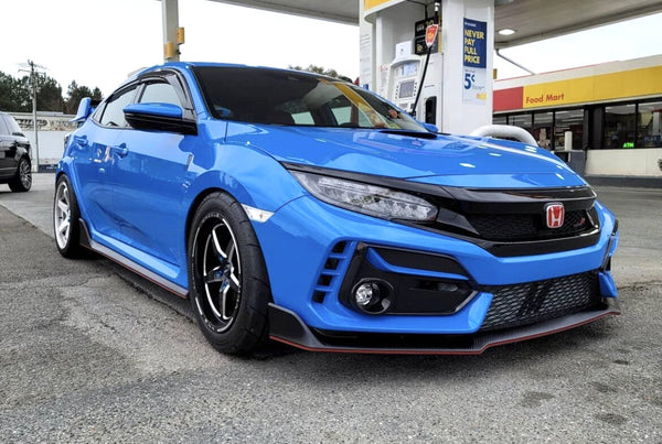 STREET DRAG RACE FRONT V-STAR WHEEL 17x10 5X120 44 OFFSET (7 1/4" BACKSPACING) RIMS WHEELS FOR HONDA CIVIC TYPE-R FK8 BLACK OR POLISHED // PART # VWST015, VWST029, VWST098