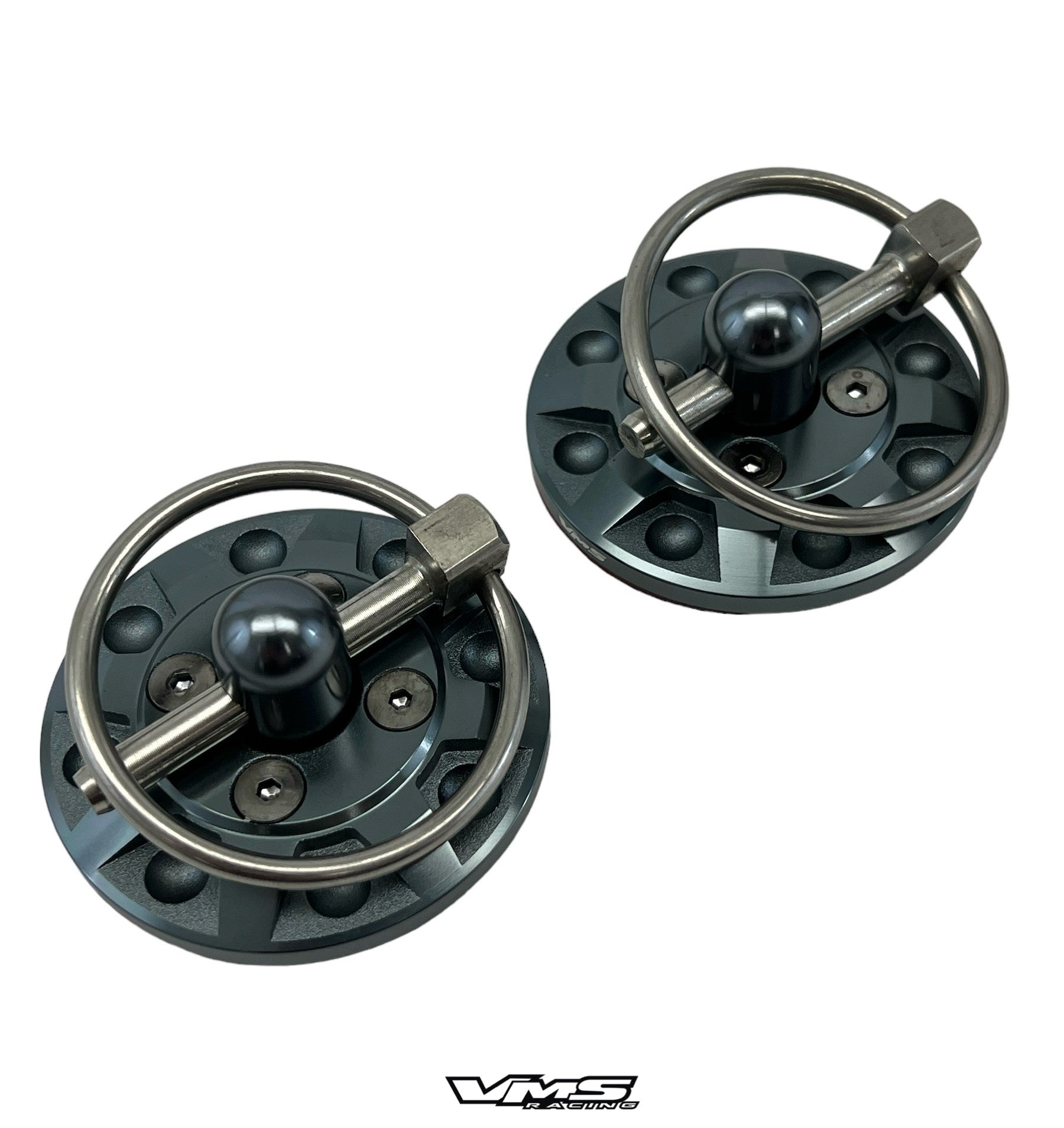 UNIVERSAL DUMMY FAKE RACING HOOD PIN APPEARANCE KIT FOR HOOD OR TRUNK