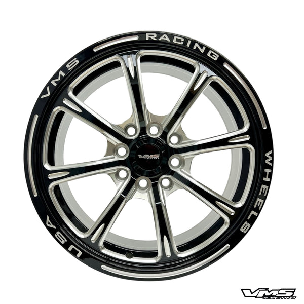 JAYHAWK WHEEL 15X7 4X100 / 4X114.3 35 OFFSET (5.4" OF BACKSPACING) GREAT FOR HONDA CIVIC CRX ACURA INTEGRA BLACK MILLING FINISH // PART # VWJH001