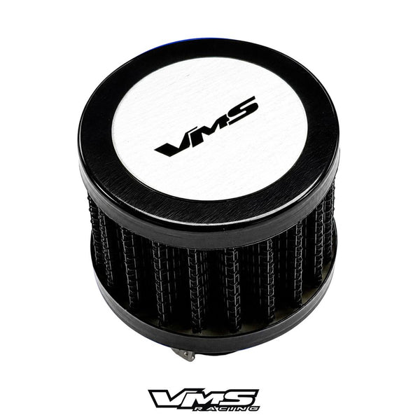 UNIVERSAL PUSH IN VALVE COVER AIR FILTER BREATHER WITH CLAMP 12MM RED BLUE or BLACK