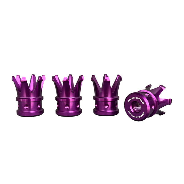 CROWN LUG NUT CAPS CNC MACHINED BILLET ALUMINUM, MANY FINISHES TO CHOOSE FROM // DIAMETER: 25MM LENGTH: 37MM PART # LGC016