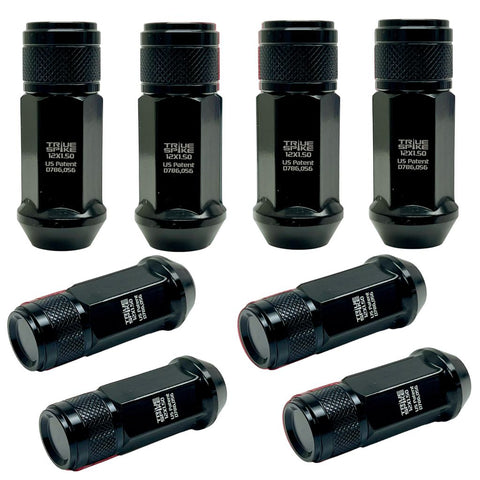 9/16-18 68MM LONG 20MM WIDE GEN 2 TUNER STYLE STEEL LUG NUTS ANODIZED ALUMINUM CAP  65-87 CHEVROLET (8 LUG) C20 C30 K20 K30 GMC 02-11 DODGE RAM 80-98 FORD F250 F350 // 20MM CAP DIAMETER 17MM CAP LENGTH PART # LGC057