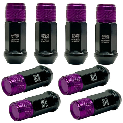 14x2.0 MM 68MM LONG 20MM WIDE GEN 2 TUNER STYLE STEEL LUG NUTS ANODIZED ALUMINUM CAP 04-14 FORD F150 RAPTOR TREMOR EXPEDITION // 20MM CAP DIAMETER 17MM CAP LENGTH PART # LGC057