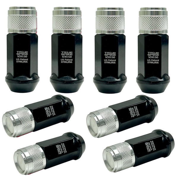 14x1.5 MM 68MM LONG 20MM WIDE GEN 2 TUNER STYLE STEEL LUG NUTS ANODIZED ALUMINUM CAP 00- UP CHEVROLET SILVERADO TAHOE GMC SIERRA 12-UP DODGE RAM 15-UP FORD F150 // 20MM CAP DIAMETER 17MM CAP LENGTH PART # LGC057