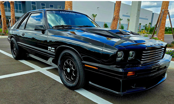 FRONT DRAG RACE 4 LUG 10 HOLE PHONE DIAL WHEEL 15x3.5 4x108 -13 OFFSET (1.75" BACKSPACING) 1979-1993 FORD MUSTANG GT LX 5.0 FOX BODY BLACK or SILVER // PART # VWPD001 OR VWPD002