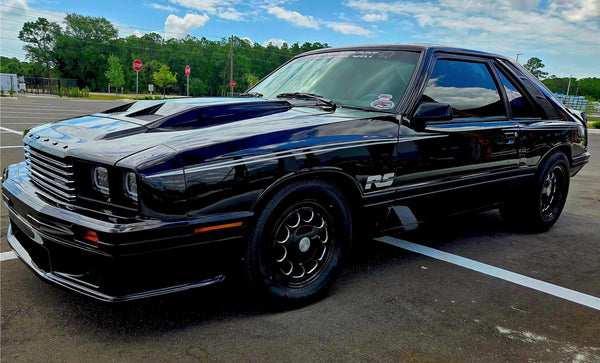 FRONT DRAG RACE 4 LUG 10 HOLE PHONE DIAL WHEEL 15x3.5 4x108 -13 OFFSET (1.75" BACKSPACING) 1979-1993 FORD MUSTANG GT LX 5.0 FOX BODY BLACK or SILVER // PART # VWPD001 OR VWPD002