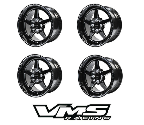 SET of 4 STREET DRAG RACE V-STAR WHEEL 17x9 5X100 35 OFFSET FOR 2003-2005 DODGE NEON SRT4 SRT-4 TURBO // PART # VWST011