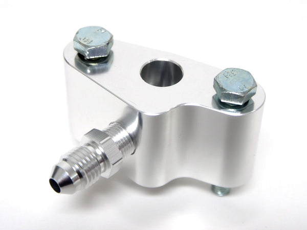 FUEL RAIL NITROUS PRESSURE LINE GAUGE ADAPTER 1/8" NPT PORT FOR 2003-2009 NISSAN 350Z/370Z and INFINITI G35/G37 // PART # FPGA0500