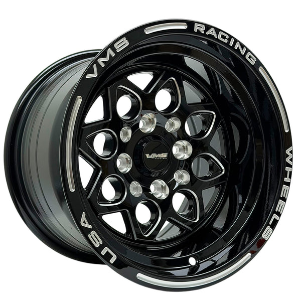 FRONT or REAR ROCKET DRAG RACE 4 LUG WHEEL 13x9 4X100/114.3 0 OFFSET GREAT FOR HONDA CIVIC CRX ACURA INTEGRA // PART # VWRT001
