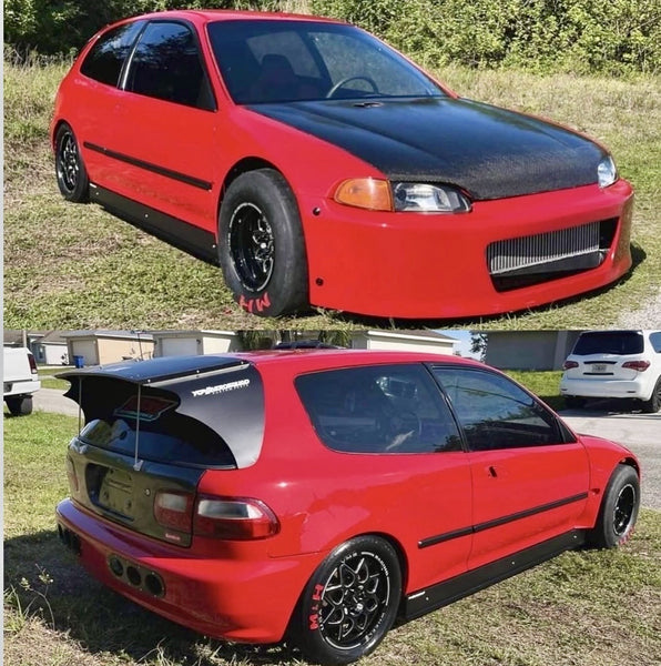 FRONT or REAR ROCKET DRAG RACE 4 LUG WHEEL 13x9 4X100/114.3 0 OFFSET GREAT FOR HONDA CIVIC CRX ACURA INTEGRA // PART # VWRT001