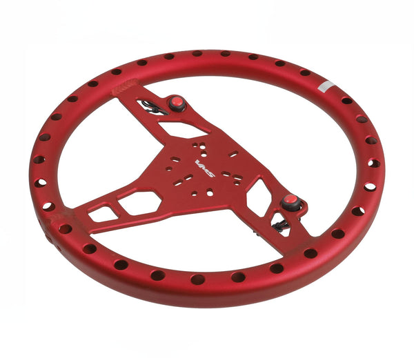 350MM/13.75" MACHINED ALUMINUM RACING COMPETITION ULTRA LIGHTWEIGHT STEERING WHEEL 6/5/3 BOLT PATTERN FLAT OR CONCAVE APEX GLADIATOR FURY and PRODIGY