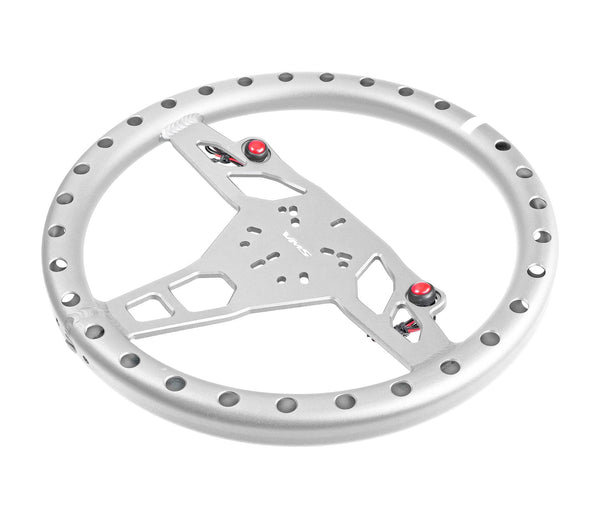 350MM/13.75" MACHINED ALUMINUM RACING COMPETITION ULTRA LIGHTWEIGHT STEERING WHEEL 6/5/3 BOLT PATTERN FLAT OR CONCAVE APEX GLADIATOR FURY and PRODIGY