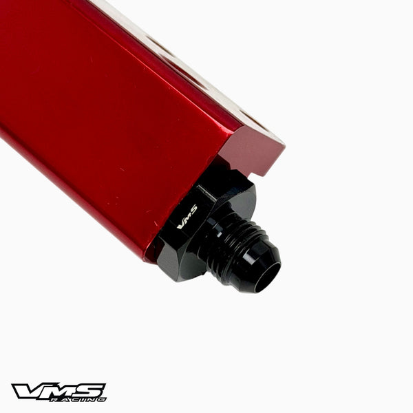 6AN MALE FLARE TO 16X1.5 MM METRIC STRAIGHT FITTING ALUMINUM ADAPTER FOR HONDA D & B SERIES FUEL RAILS AVILABLE IN BLUE OR BLACK // PART # FT1615