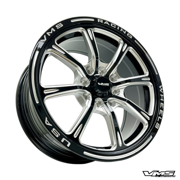 JAYHAWK WHEEL 15X7 4X100 / 4X114.3 35 OFFSET (5.4" OF BACKSPACING) GREAT FOR HONDA CIVIC CRX ACURA INTEGRA BLACK MILLING FINISH // PART # VWJH001
