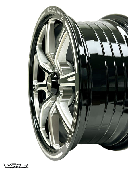 JAYHAWK WHEEL 15X7 4X100 / 4X114.3 35 OFFSET (5.4" OF BACKSPACING) GREAT FOR HONDA CIVIC CRX ACURA INTEGRA BLACK MILLING FINISH // PART # VWJH001