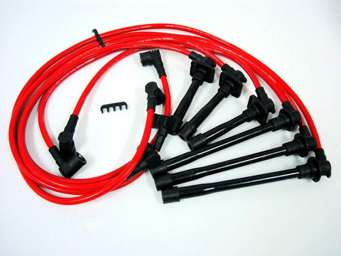 1993-1997 FORD PROBE GT 10.2MM 100% SILICONE RACE SPARK PLUG WIRE SET V6 2.5L ENGINES RED or BLUE // PART # WIWPRB-V6