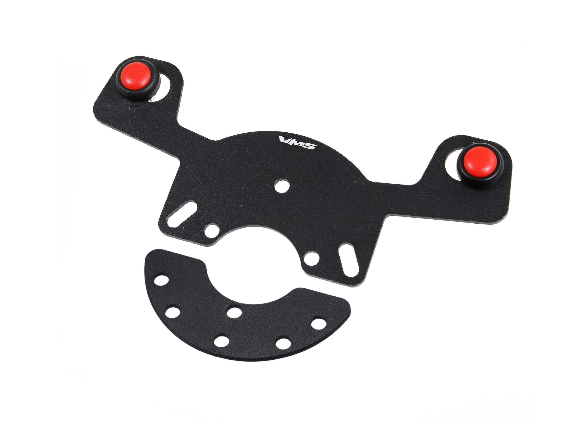 DUAL (2) PUSH BUTTON ADAPTER PLATE BRACKET KIT FOR VMS ALUMINUM RACING ...