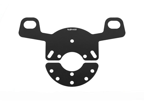 DUAL (2) PUSH BUTTON ADAPTER PLATE BRACKET KIT FOR VMS ALUMINUM RACING COMPETITION ULTRA LIGHTWEIGHT STEERING WHEELS 6/5/3 BOLT PATTERN for APEX GLADIATOR  FURY and PRODIGY for TRANSBRAKE/LINE LOCK // PART # SW170