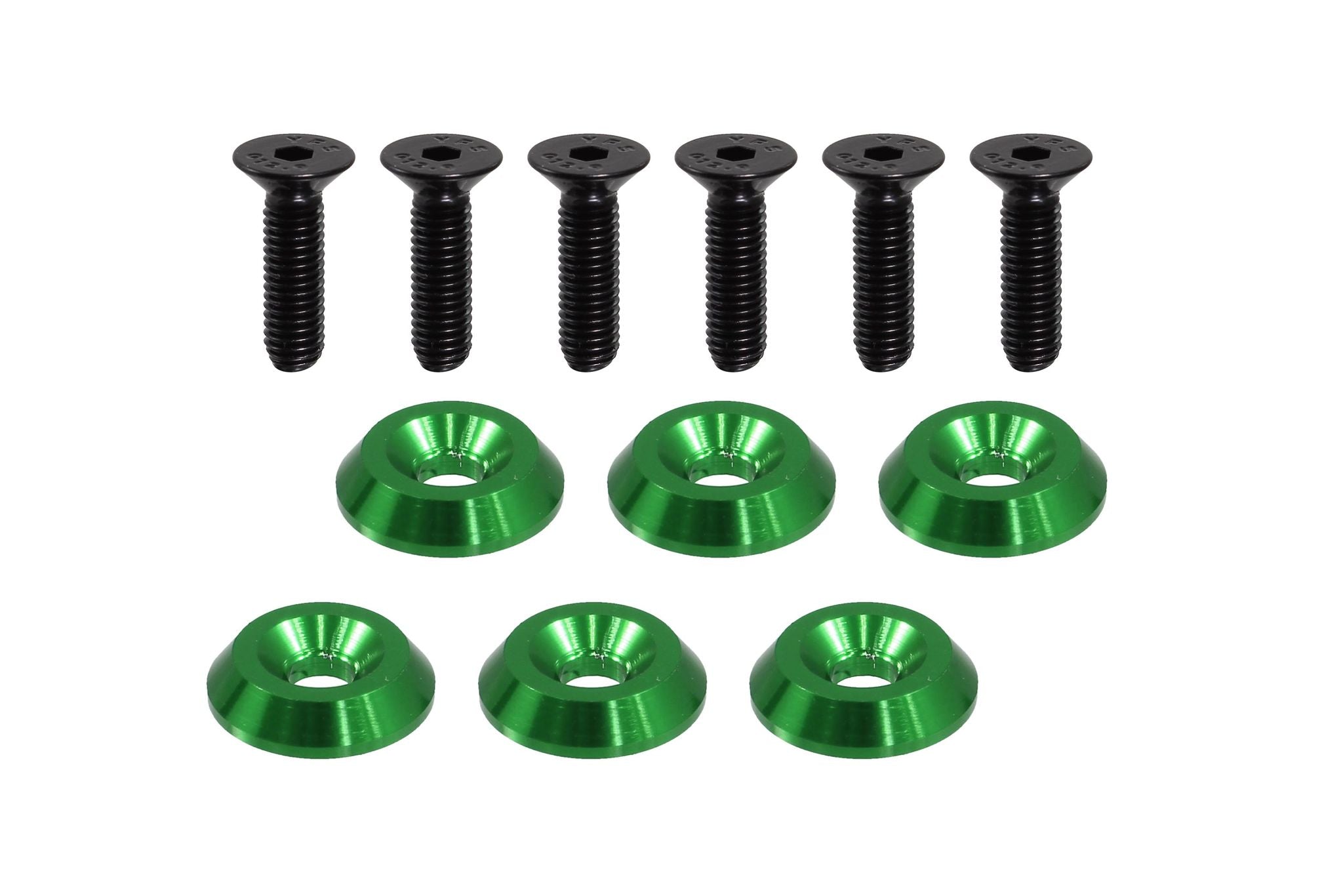 Coshar 60 Pieces M3 Countersunk Washers Aluminum Alloy Countersunk Washers Cup Shim M3 Head Washers Gaskets Cone Cup Washers Accessories Parts