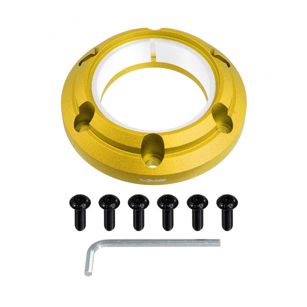 HORN ADAPTER RING KIT FOR 6 and 5 BOLT HUBS for use on VMS RACING ALUMINUM STEERING WHEELS: APEX GLADIATOR  FURY and PRODIGY // PART # SW600 (5 BOLT) or SW700 (6 BOLT)