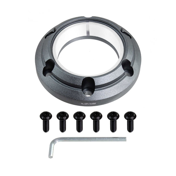 HORN ADAPTER RING KIT FOR 6 and 5 BOLT HUBS for use on VMS RACING ALUMINUM STEERING WHEELS: APEX GLADIATOR  FURY and PRODIGY // PART # SW600 (5 BOLT) or SW700 (6 BOLT)