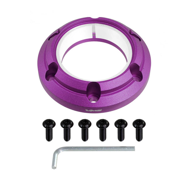 HORN ADAPTER RING KIT FOR 6 and 5 BOLT HUBS for use on VMS RACING ALUMINUM STEERING WHEELS: APEX GLADIATOR  FURY and PRODIGY // PART # SW600 (5 BOLT) or SW700 (6 BOLT)