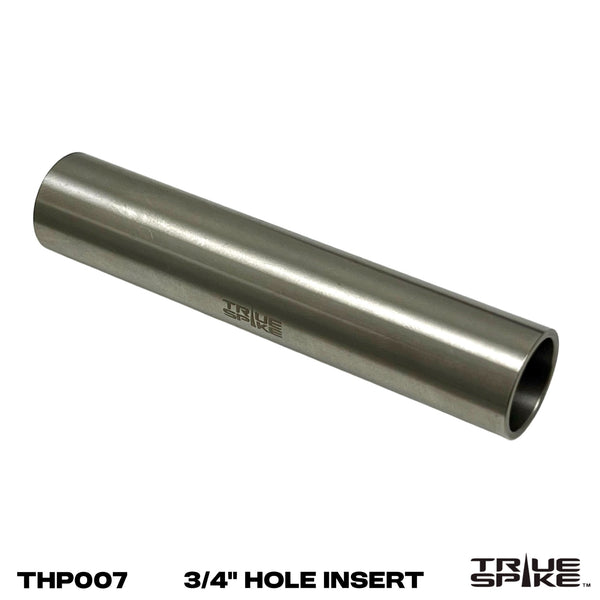 TRUE SPIKE TRAILER TOW STOW HITCH RECEIVER SLEEVE PIN INSERT TO CONVERT 5/8" STAINLESS STEEL PIN TO 3/4" // PART # THP007