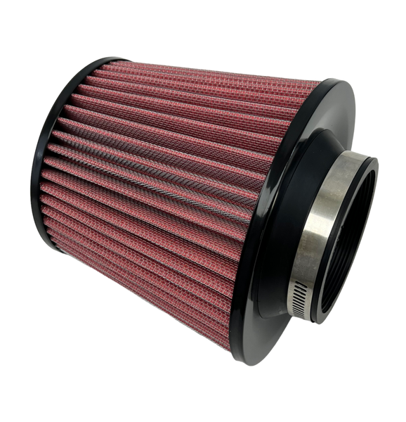ICEMAN AIR FILTER COLD AIR INTAKE 3" (76MM) INLET RED BLUE BLACK OR GUN METAL // PART # AFCN