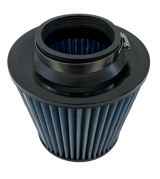 ICEMAN AIR FILTER COLD AIR INTAKE 3" (76MM) INLET RED BLUE BLACK OR GUN METAL // PART # AFCN