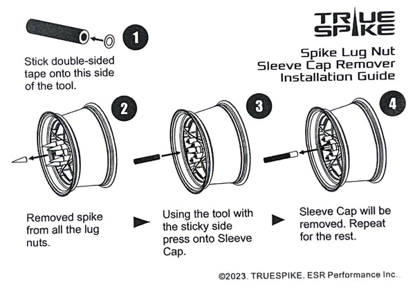TRUE SPIKE LUG NUT SLEEVE REMOVAL TOOL // LSR000