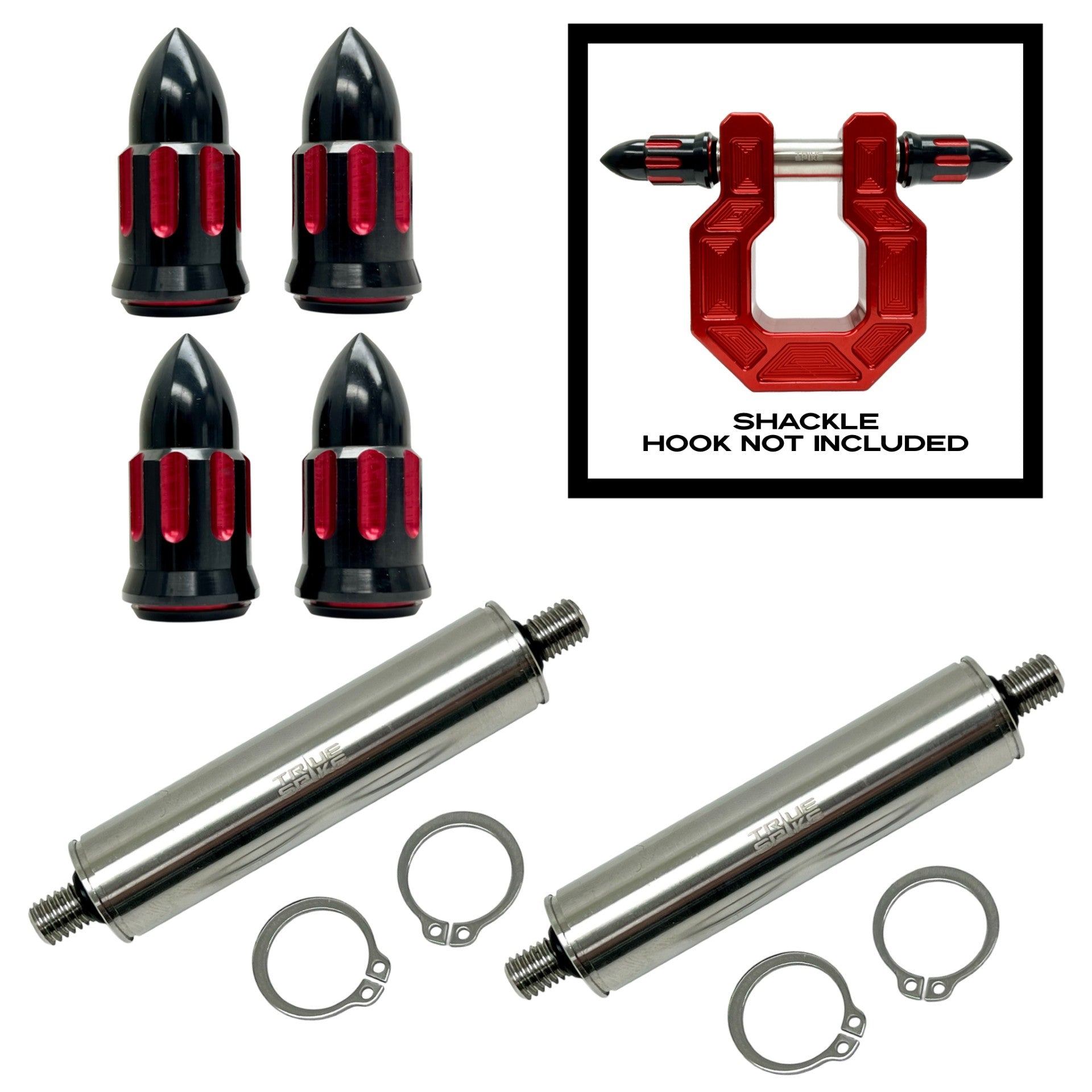 TRUE SPIKE STAINLESS STEEL TOW PULL PIN KIT 3/4