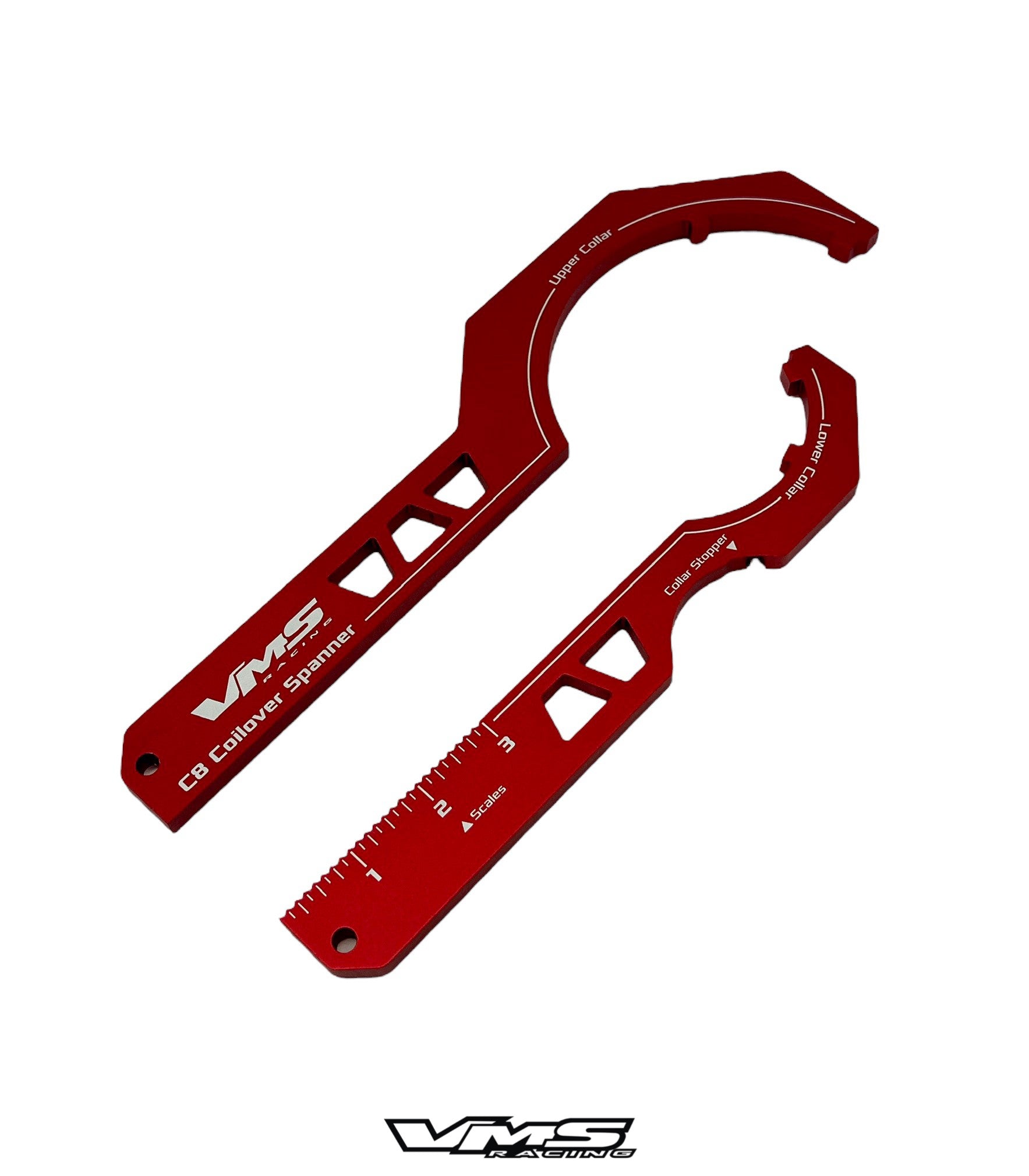 thumbnail image 2 of BFO Coilover Spanner Wrench Kit – 2-Piece Steel Shock Adjustment Tool For Coil Over Suspension 2 of 5