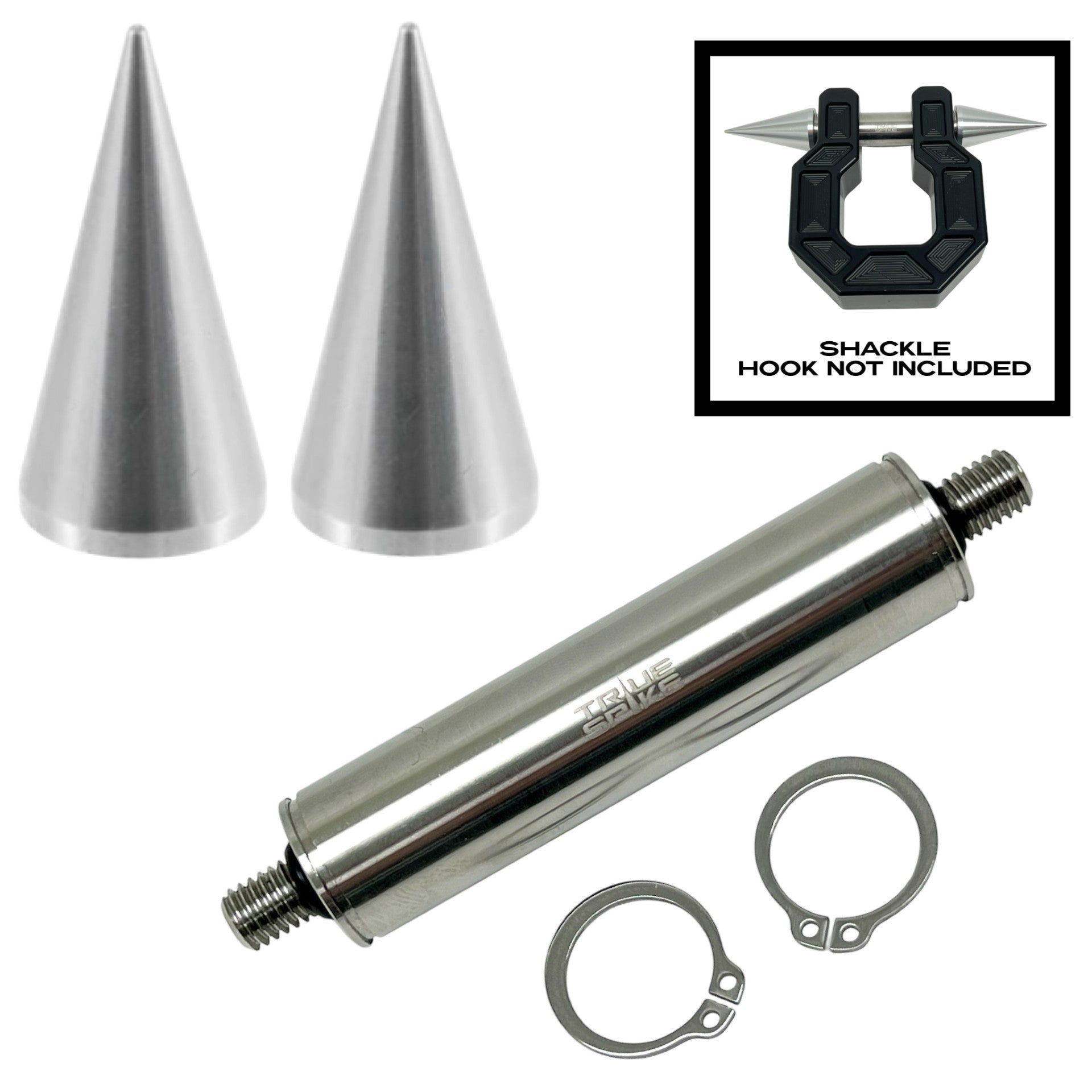 TRUE SPIKE STAINLESS STEEL TOW PULL PIN KIT 3/4