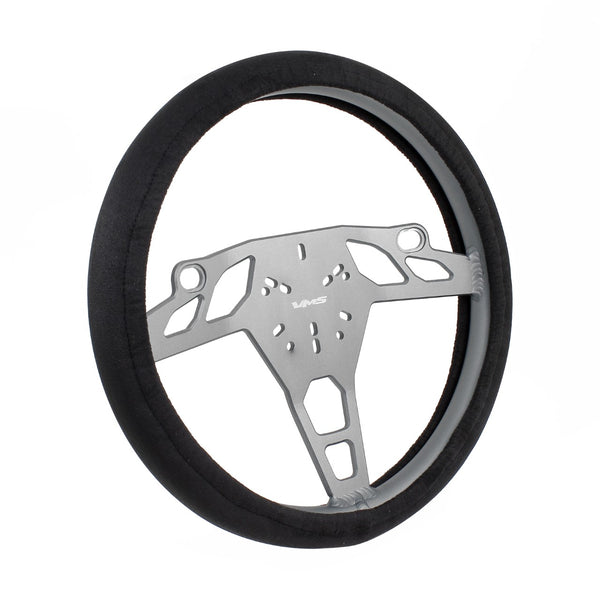 STEERING WHEEL COVER VEGAN SUEDE FOR 13.5"/350MM RACE/STREET STEERING WHEELS // PART # SW800BK