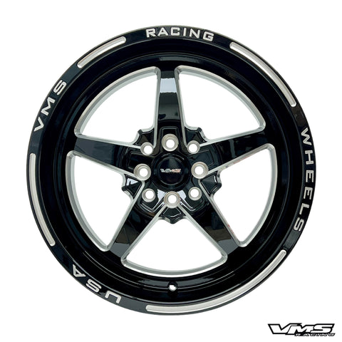 STREET DRAG RACE V-STAR WHEEL 17x9 4X100/114.3 35 OFFSET GREAT FOR HONDA CIVIC CRX ACURA INTEGRA MITSUBISHI MIRAGE NISSAN 240SX MAZDA MIATA // PART # VWST010