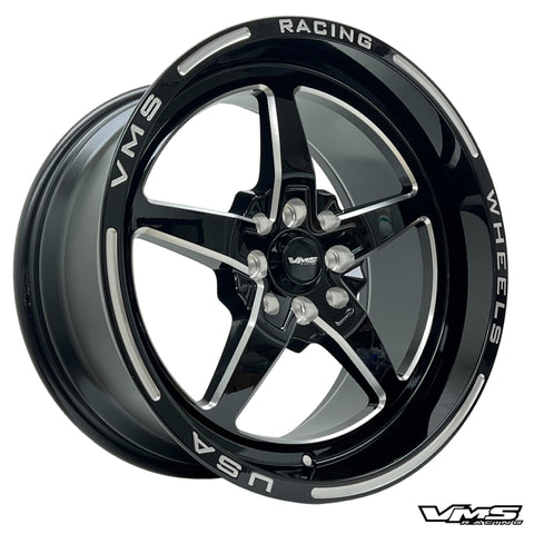 STREET DRAG RACE V-STAR WHEEL 17x9 4X100/114.3 35 OFFSET GREAT FOR HONDA CIVIC CRX ACURA INTEGRA MITSUBISHI MIRAGE NISSAN 240SX MAZDA MIATA // PART # VWST010