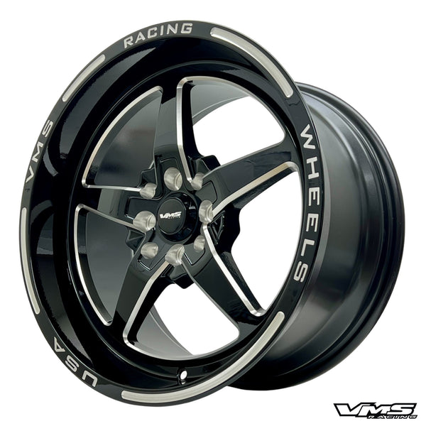 STREET DRAG RACE V-STAR WHEEL 17x9 4X100/114.3 35 OFFSET GREAT FOR HONDA CIVIC CRX ACURA INTEGRA MITSUBISHI MIRAGE NISSAN 240SX MAZDA MIATA // PART # VWST010