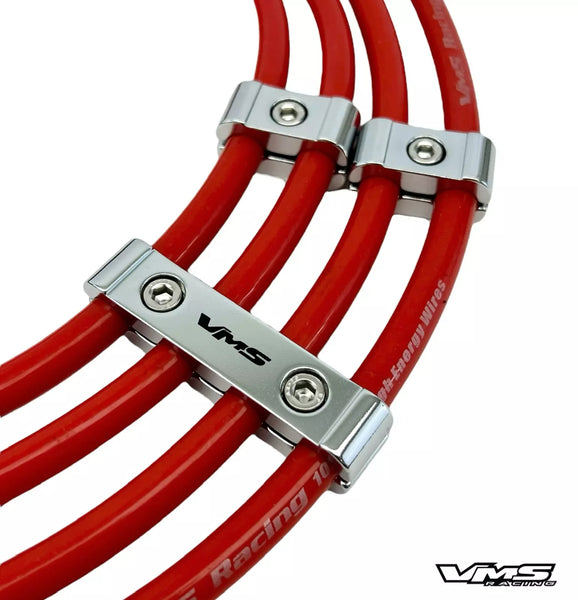 WIRE SEPARATORS UNIVERSAL CNC MACHINED BILLET ALUMINUM FIT 8MM 9MM 10MM AND 10.5MM SPARK PLUG WIRES