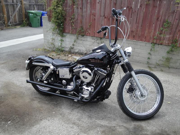 1995-2005 HARLEY DAVIDSON DYNA 1" INCH REAR LOWERING KIT FORGED available IN BLACK OR CHROME