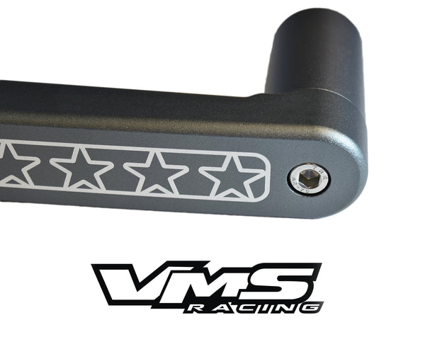 Jeep Wrangler JK 07-10 Billet Aluminum Passenger Side Grab Bar Handle Black or Gun Metal finish