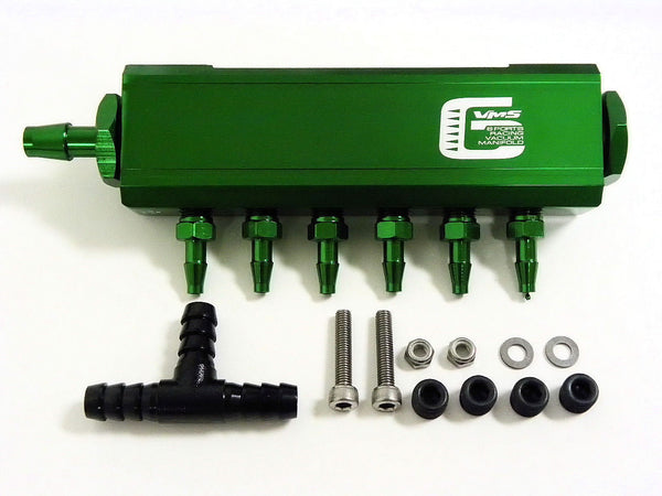 VACUUM BLOCK MANIFOLDS 6 PORT // PART # VM001