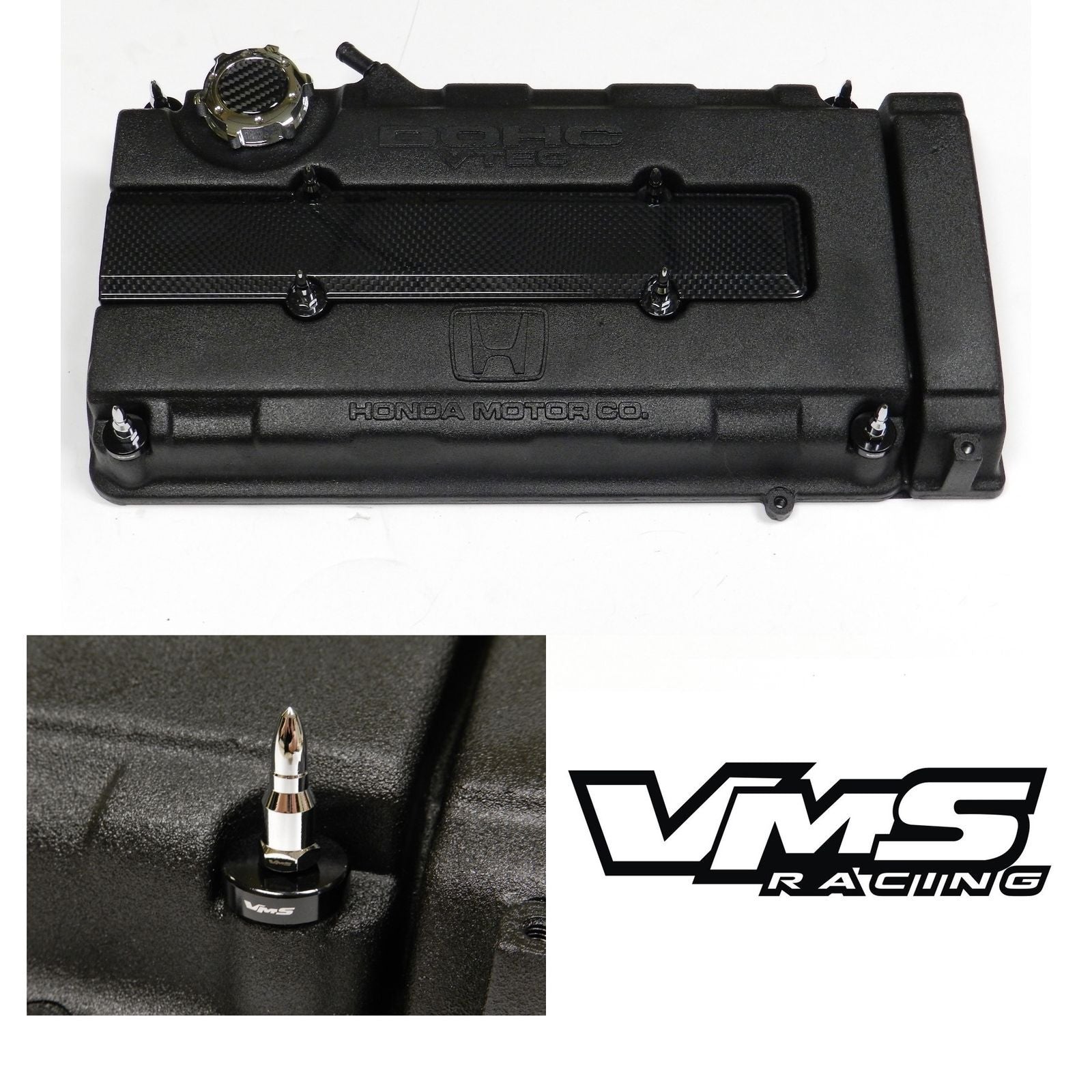 HONDA/ACURA ENGINE DRESS UP KIT B16 B18 VTEC CARBON FIBER LOOK