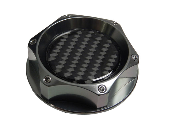 HONDA/ACURA ENGINE DRESS UP KIT B16 B18 VTEC CARBON FIBER LOOK VALVE COVER INSERT WASHER SEAL SPIKE NUT KIT
