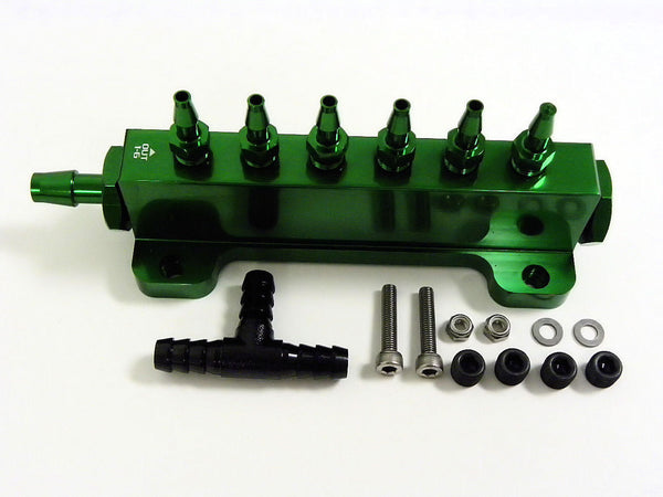 VACUUM BLOCK MANIFOLDS 6 PORT // PART # VM001