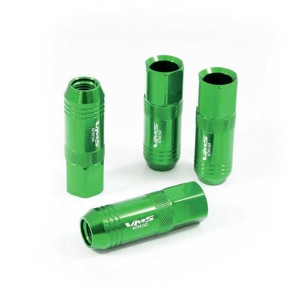 12X1.5 MM 60MM LONG EXTENDED FORGED ALUMINUM OPEN END LIGHT WEIGHT RACING LUG NUTS // PART # LG0017
