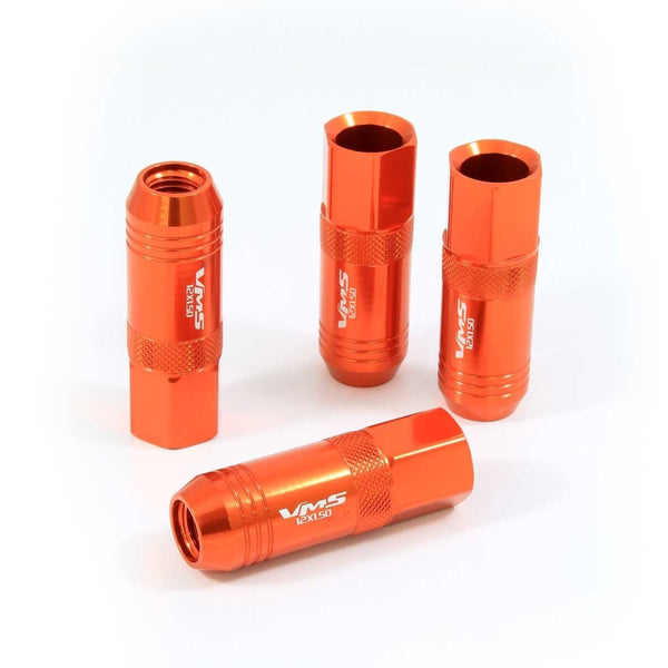 12X1.5 MM 60MM LONG EXTENDED FORGED ALUMINUM OPEN END LIGHT WEIGHT RACING LUG NUTS // PART # LG0017