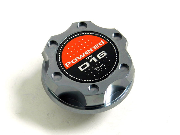 BILLET ALUMINUM OIL CAP HONDA CIVIC CRX ACCORD PRELUDE Si ACURA INTEGRA GS LS RS GSR TYPE R D15 D16 B16 B18 H22 H23