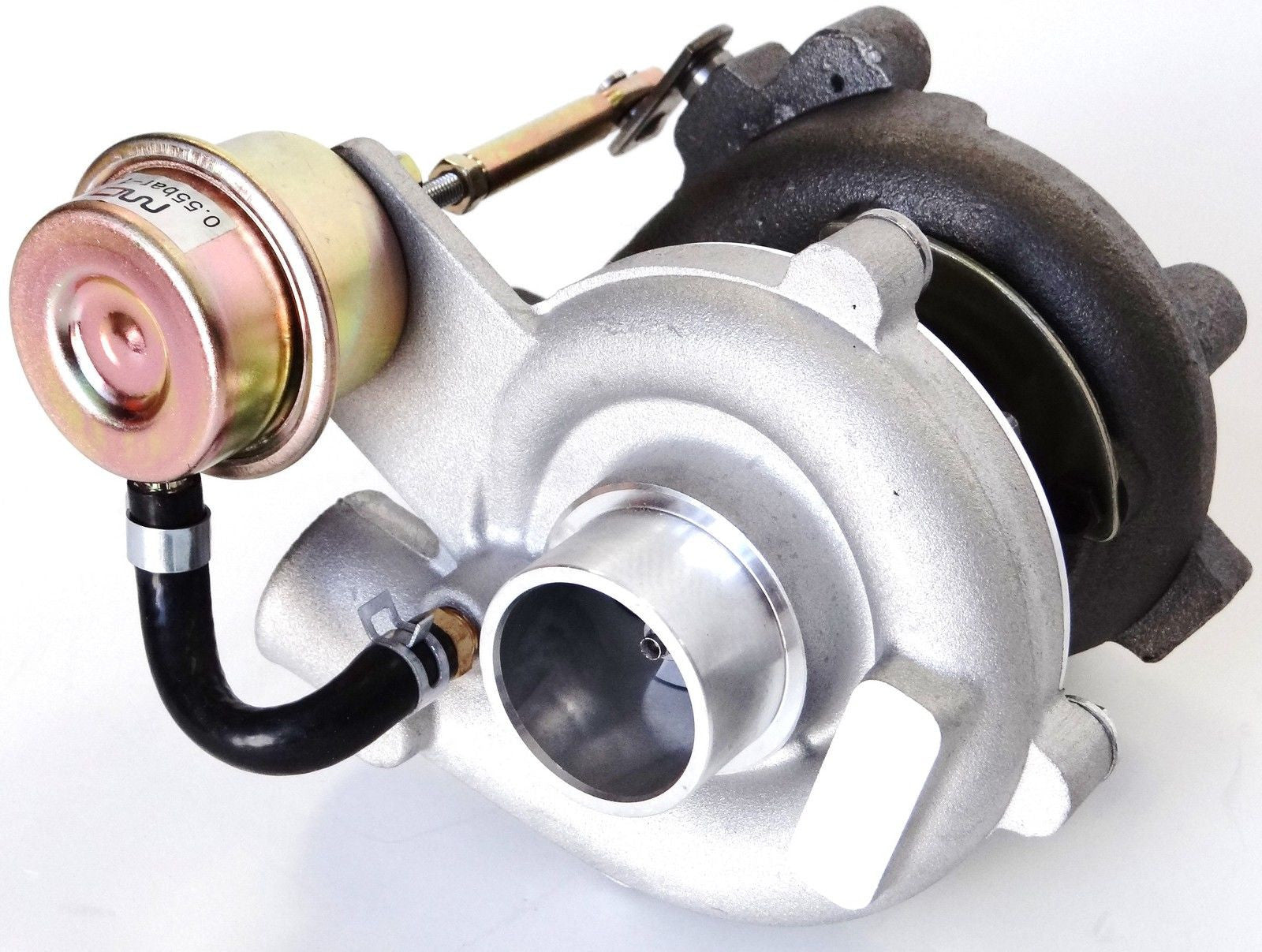 thumbnail interactive-video image 1 of HyTurbo GT15 T15 Turbocharger – Universal Fit For Motorcycle, ATV, Bike – 2 Year Warranty 1 of 5