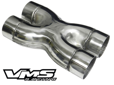 UNIVERSAL  X PIPE STAINLESS STEEL CUSTOM EXHAUST CROSSOVER 3