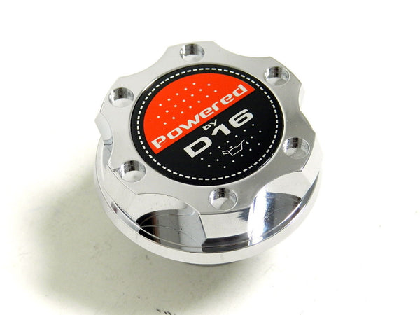BILLET ALUMINUM OIL CAP HONDA CIVIC CRX ACCORD PRELUDE Si ACURA INTEGRA GS LS RS GSR TYPE R D15 D16 B16 B18 H22 H23